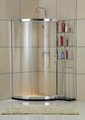 Sanitary Ware Cheap Curved Glass Shower