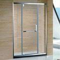 SS304 Frame Straight Swing Shower Screen