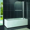 Wholesale Semi-frame bathtub shower screen 1