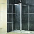 easy installed square folded glass shower door with framed 1