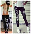 WL-130    Ladies Printed Cotton Leggings 2