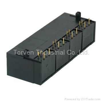 SIDE ENTRY MODULAR JACK 1X4 JACK AVAILABLE IN 1X1~1X8POLE 