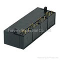 SIDE ENTRY MODULAR JACK 1X4 JACK AVAILABLE IN 1X1~1X8POLE  1