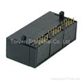 RJ45 connector SIDE ENTRY MODULAR JACK 1X3, UNSHIELDED AVAILABLE IN 1X1~1X8POLE 1