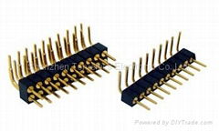 Pin header, Pin connector 2.0mm Right Angle solder tail Single & Dual row