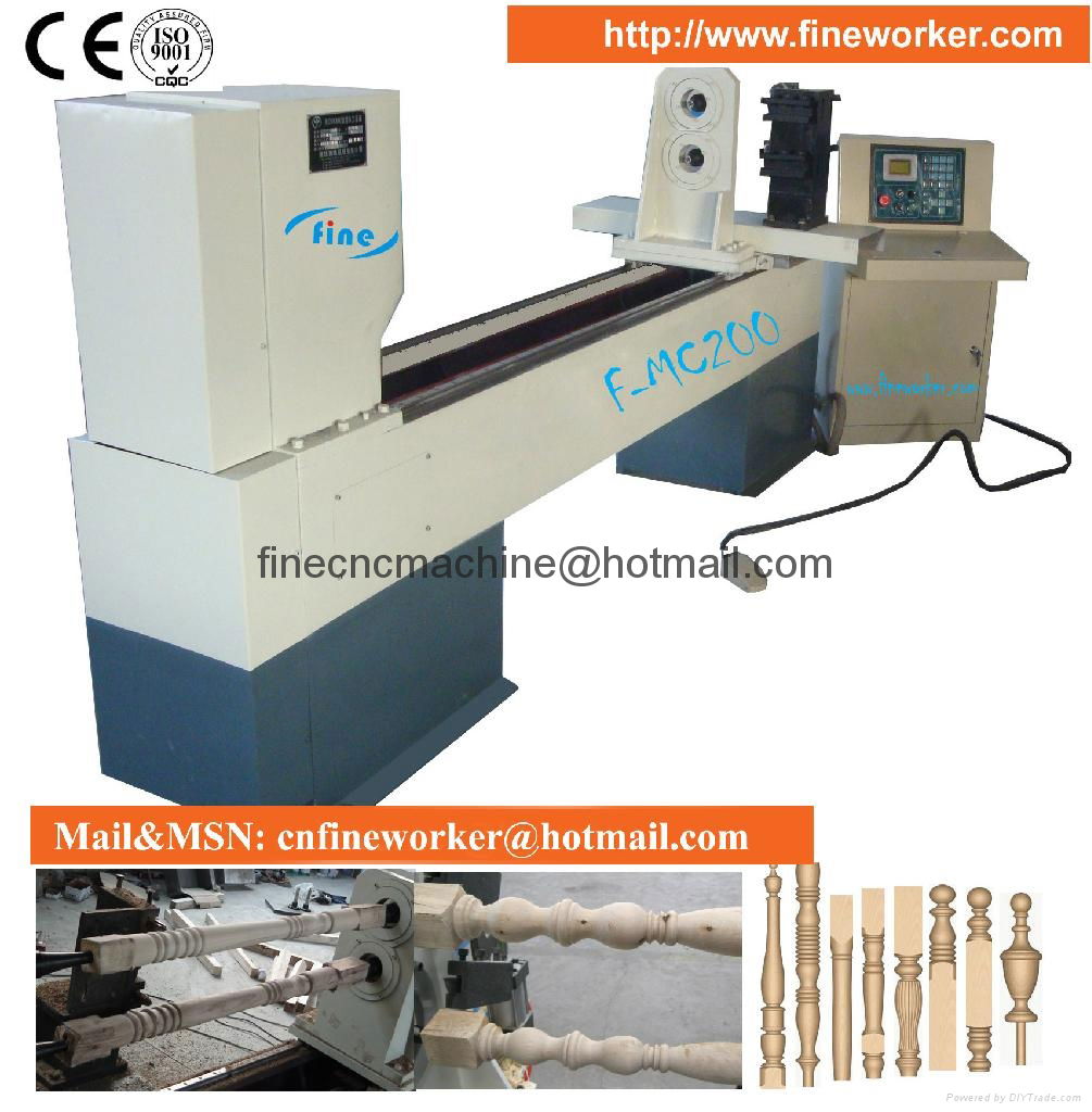 best quality cheapest price cnc wood lathe machine from factory directly