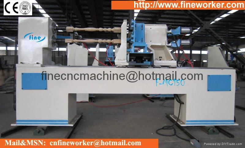 best quality cheapest price cnc wood lathe machine from factory directly 3