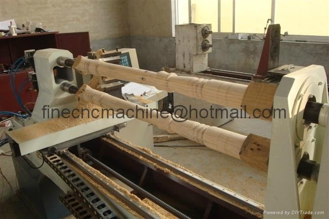 best quality cheapest price cnc wood lathe machine from factory directly 4