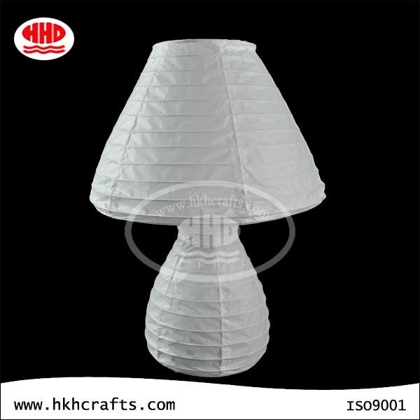 Unique modern handmade decoration table lamp in paper