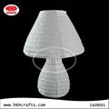 Unique modern handmade decoration table lamp in paper 1