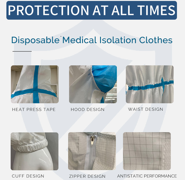 Sterilized Coverall Medical Protective Clothing Protection Suit 2