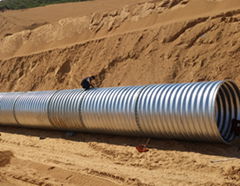 Intergral corrugated steel pipe  corrugated metal culvert  