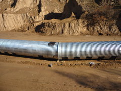 Anticorrosive corrugated steel pipe  corrugated metal culvert pipe