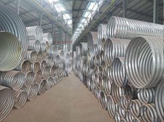 Rolled corrugated metal pipe  Corrugated Culvert Pipe