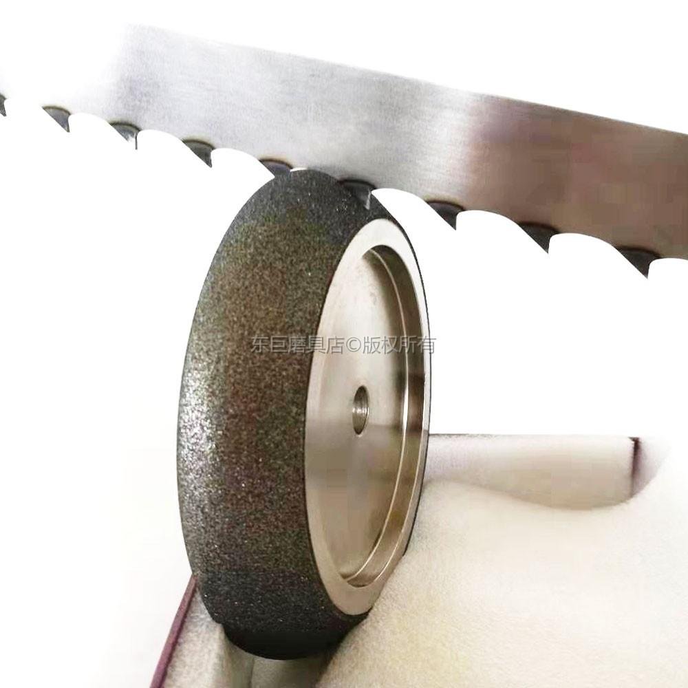 電鍍CBN砂輪成型研磨機械高速鋼合金木工帶鋸條 可訂做各種齒形 5