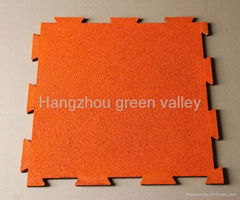 interlocking rubber mats anti-skid flooring