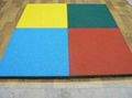 kindergarden rubber color epdm tile anti-skid durable 2