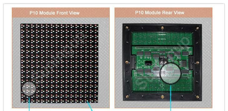 P10 Suningup DIP LED display module 2