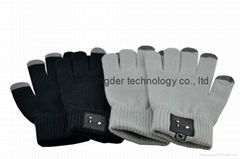 Bluetooth touch screen gloves with handsfree calls