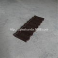 Zinc-aluminum plated stone chip coated