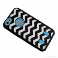 Wave Pattern Soft And Hard Combo Phone
