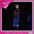 party events suppliers wholesale dresses with led spotlight