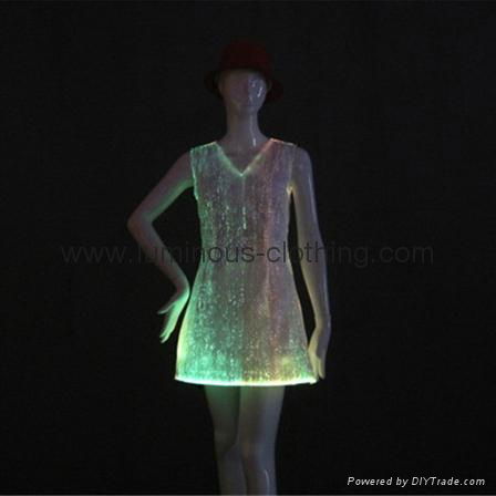Luminous V Neck Dress YQ-43 3