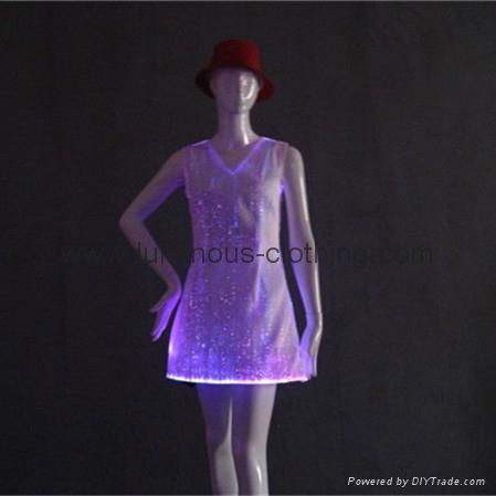 Luminous V Neck Dress YQ-43 5