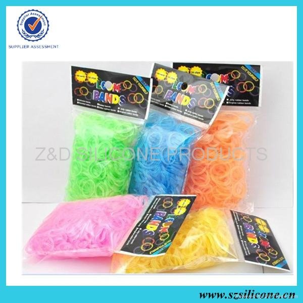 Factory wholesell rainbow loom rubber bands 2