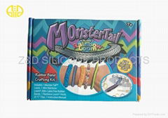 Original rainbow loom monster tail DIY rubber bands