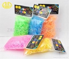 Jelly rainbow loom rubber bands
