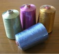 crochet thread,100%polyester filament yarn,varies colors to choose 1