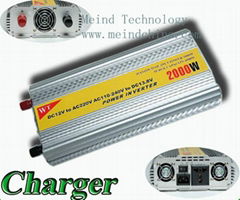 2000W Modified Sine Wave Built-In Charger DC to AC  Power Inverter