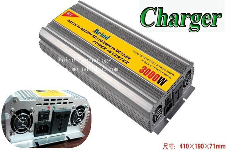 Modified Sine Wave Built-in Charger DC to AC Sufficient 3000W Power Inverter