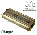 Pure Sine Wave Built-in Charger UPS DC 12V to AC 220V Sufficient 2000W Inverter