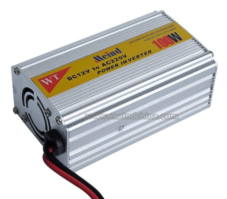 100W Modified Sine Wave DC to AC Car Power Inverter with USB Universal Socket 3