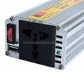100W Modified Sine Wave DC to AC Car Power Inverter with USB Universal Socket 2