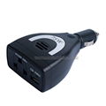 75W Modified Sine Wave DC to AC Power Inverter Car Inverter with USB 2