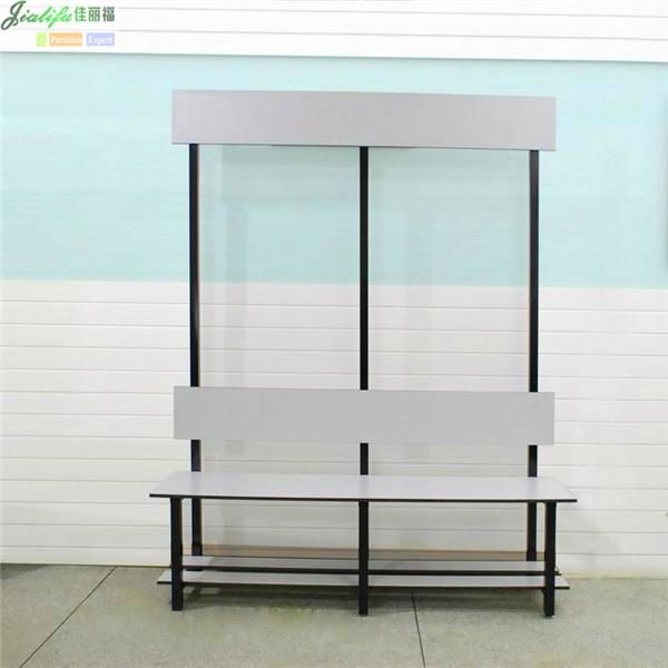 Compact Laminate Panel Shower Room Bench