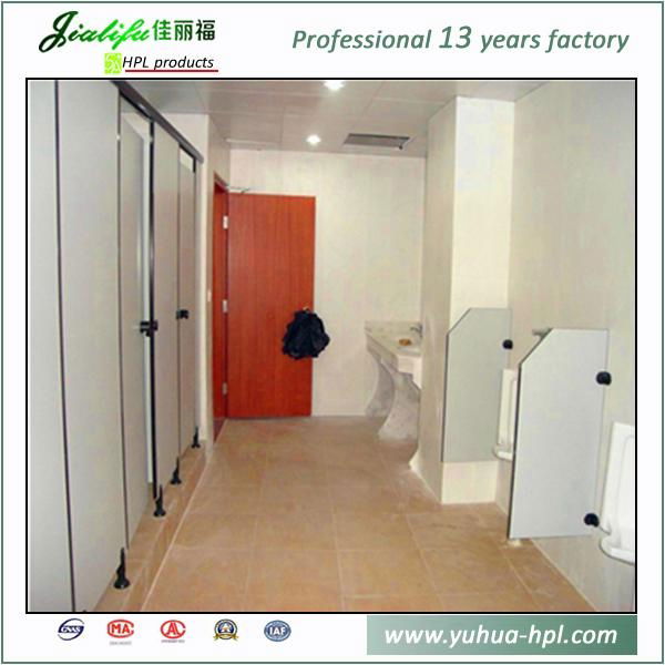 Jialifu Modern ISO9001 12mm HPL shower toilet cubicle 3