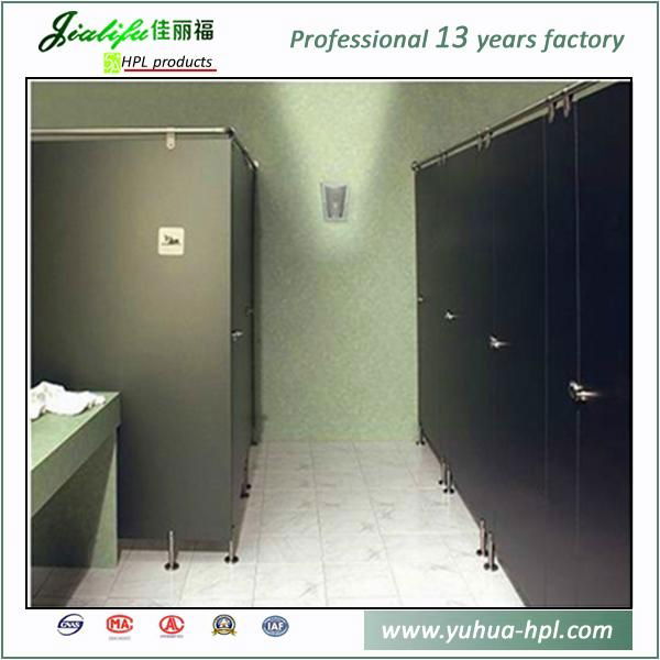 Jialifu Modern ISO9001 12mm HPL shower toilet cubicle 2