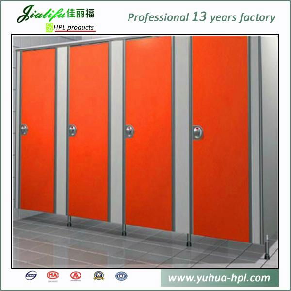 Jialifu Modern ISO9001 12mm HPL shower toilet cubicle 5