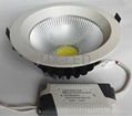 20W 30W 40W inch 6 inch 8 inch Recessed Round White CRI 80 IP65 CE Rohs COB LED  1