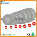 Shenzhen factory Indoor ultra thin flat round 15w led panel light  1