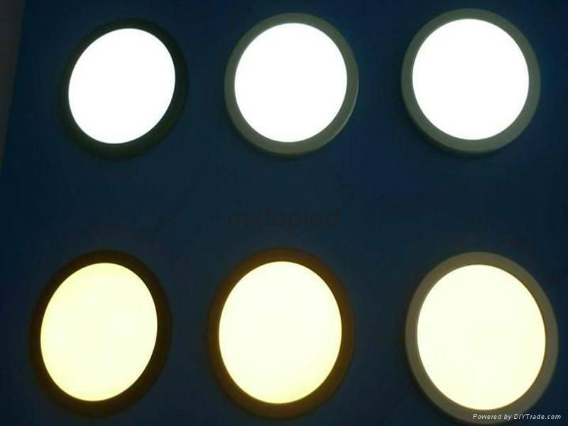 Shenzhen factory Indoor ultra thin flat round 15w led panel light  5