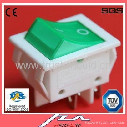 double pole lighted rocker switch 3