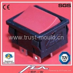 t85 manufacturer in china Rocker switch with light indicator and protective cove