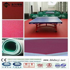 abrasive resistant pvc sports flooring in china