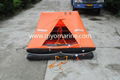 inflatable life raft for lifesaving equipment