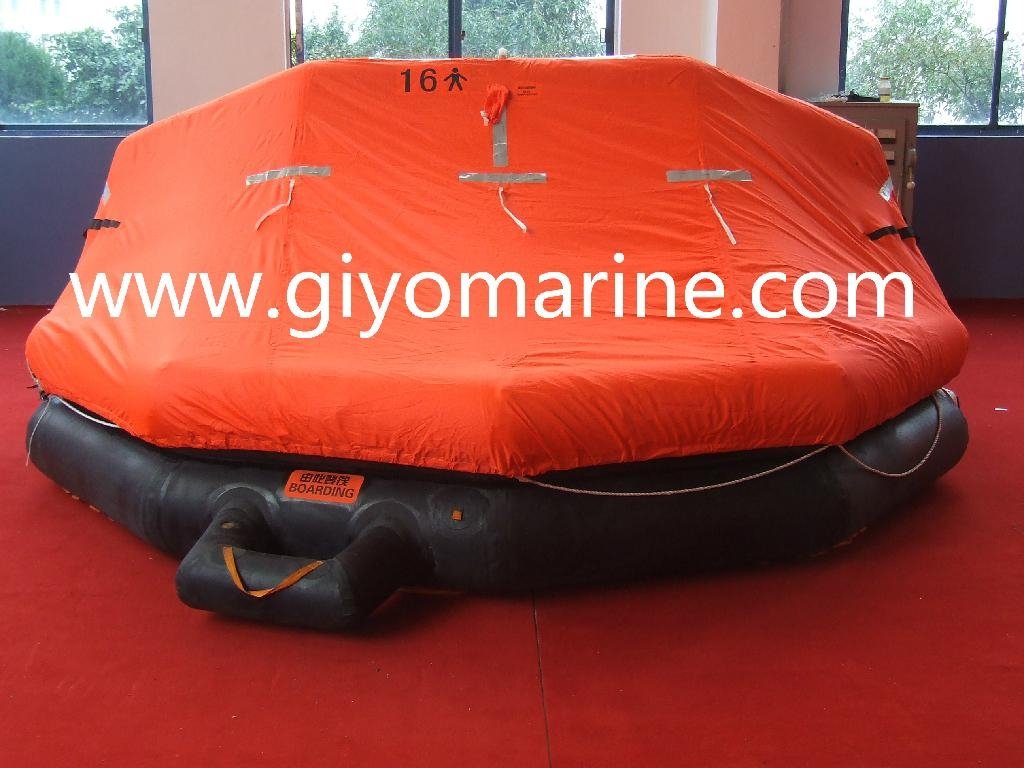 solas approved inflatable life rafts